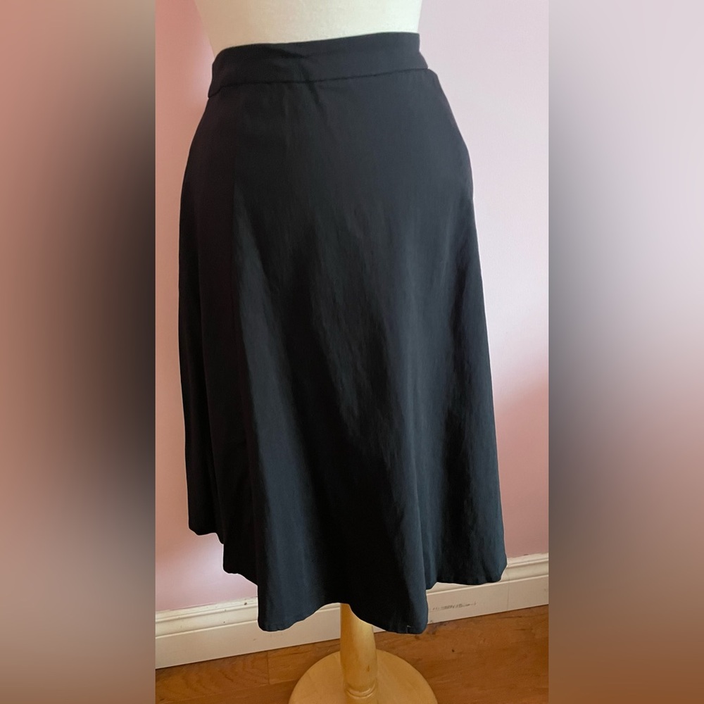 Sourpuss Classic Black Swing Skirt